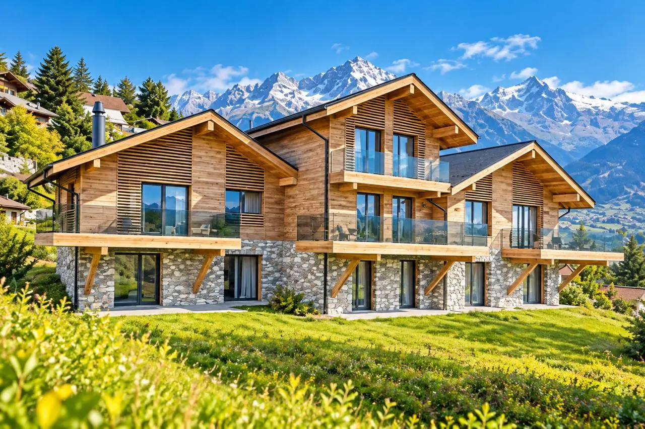Außergewöhnliche Wohnung in einem Chalet – Hauptwohnsitz — 1