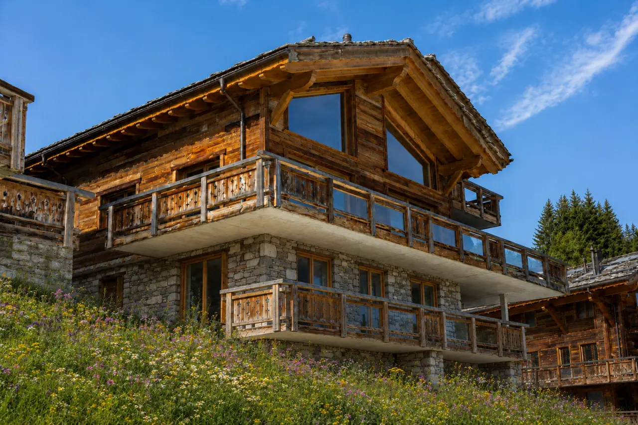 Neues Penthouse in luxuriösem Chalet mit direktem Zugang zu den Skipisten – Dixence Resort — 1