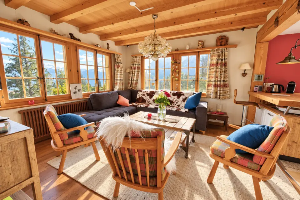 Superb log cabin with authentic mazot (small outbuilding) as a second home or main residence — photo 3