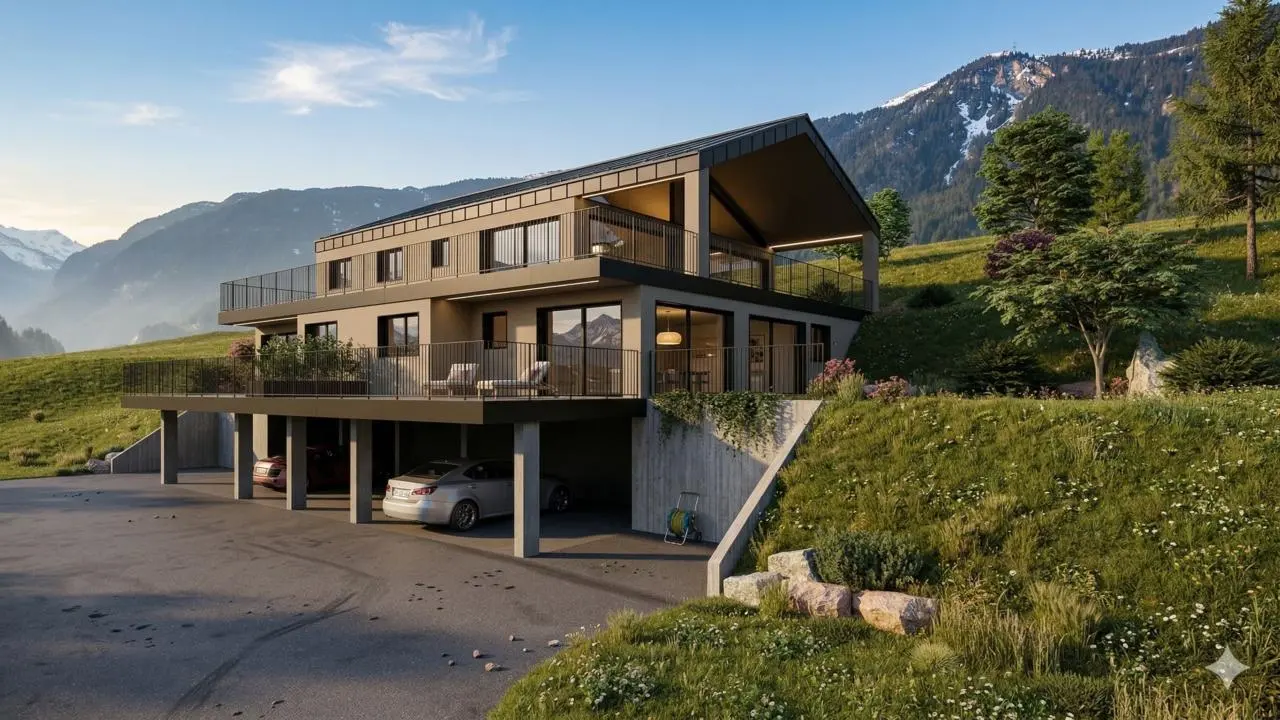 Wunderschöne Neubauwohnung mit Panoramablick — 1