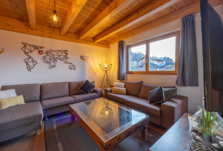 Bel attique en duplex ski in / out