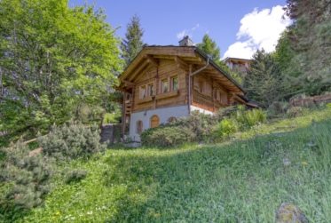 Authentisches Chalet mit Mazot, eingebettet in eine Oase der Ruhe