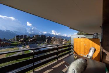 Lovely flat with stunning views, 50 m from the ski lifts