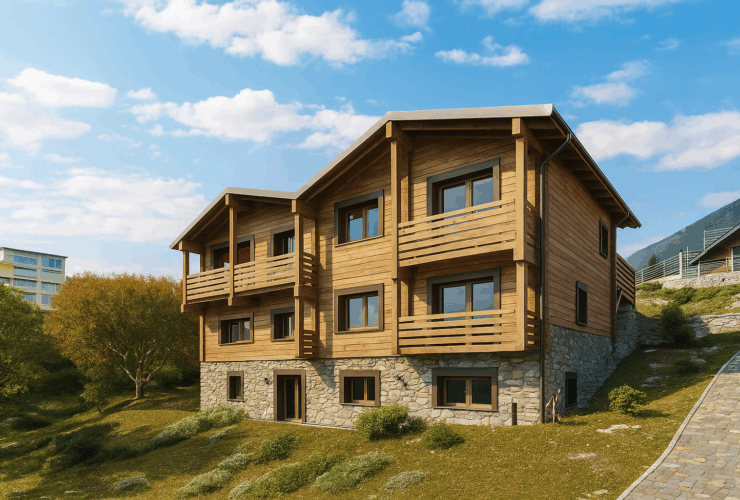 New project with building permit – 3 3.5-room apartments
