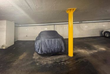Parking space next to the cable car