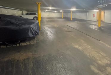 Parking space next to the cable car