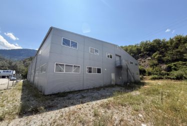 Modular commercial hall with approved building permit