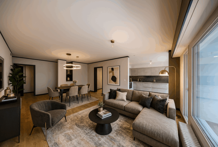Appartement 4.5p entièrement rénové