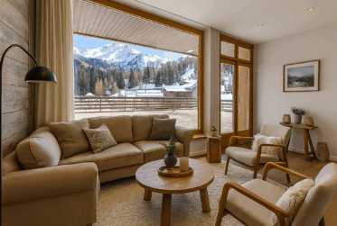 Magnifique appartement rénové avec grandes terrasses ski IN/OUT