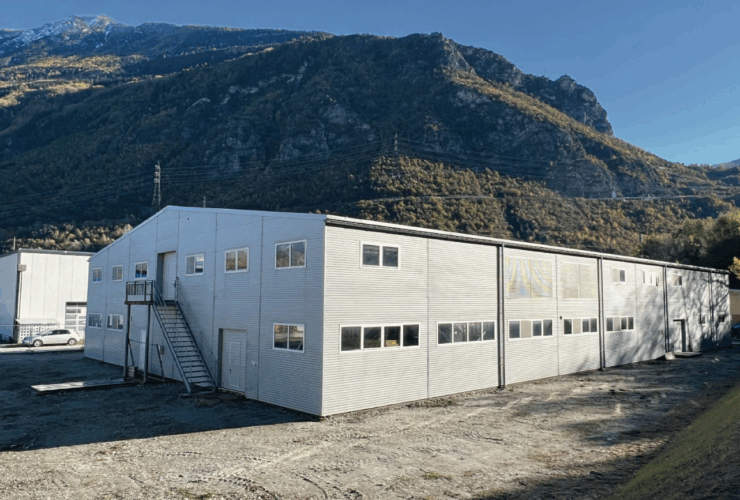 Modular commercial hall with approved building permit