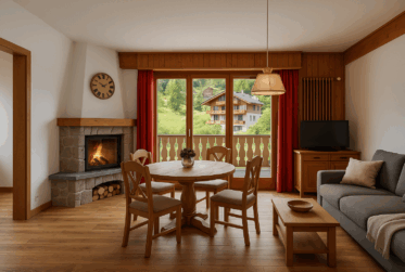Appartement de 2,5 pièces au centre du village
