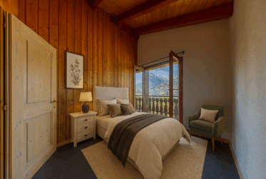 Villa with wellness area surrounded by apricot fields
