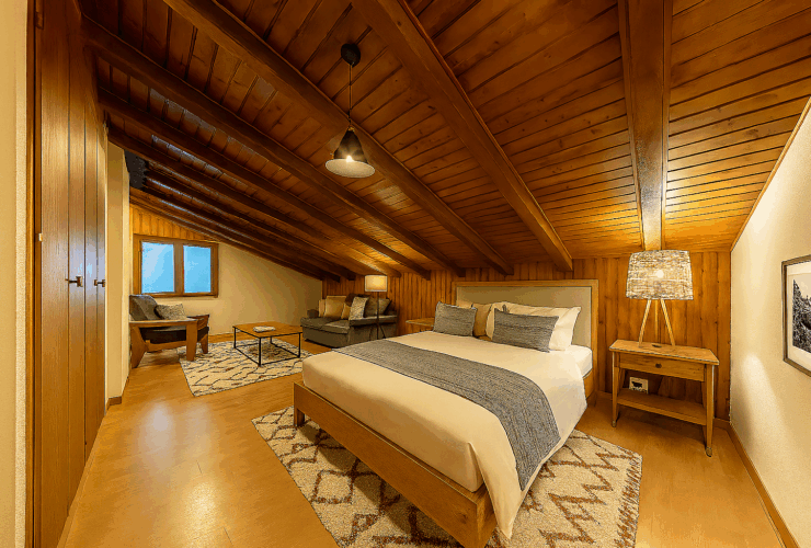 A charming 2.5-room walk-through flat in the centre of the resort