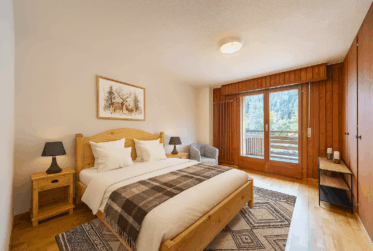 Spacious 3.5-room flat in the heart of the resort