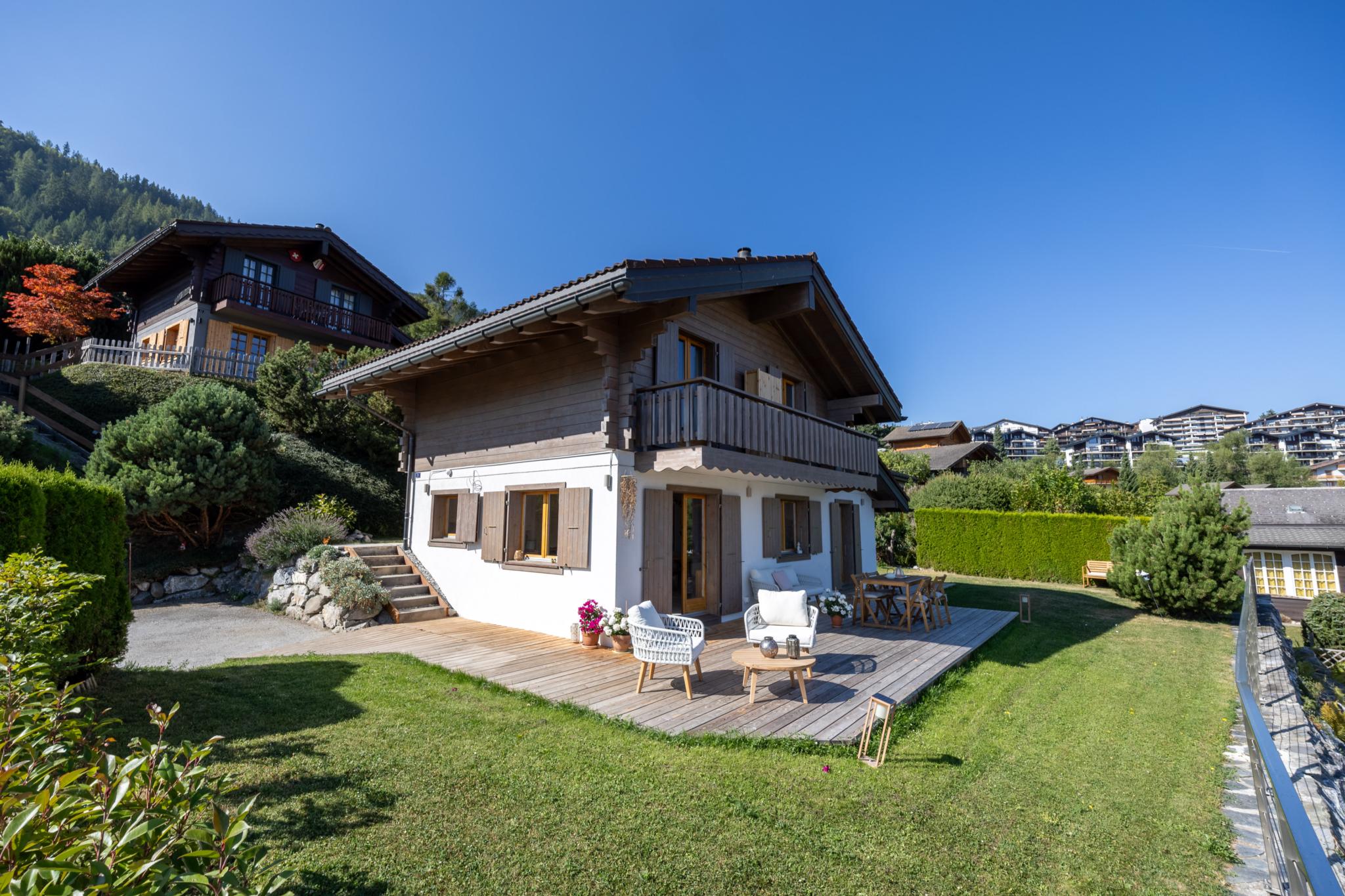 Chalet cosy avec vue panoramique