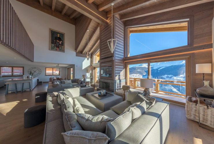 Attique neuf dans chalet de standing ski in/out – Dixence Resort