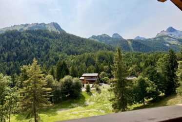 Appartement mansardé et traversant au centre du village