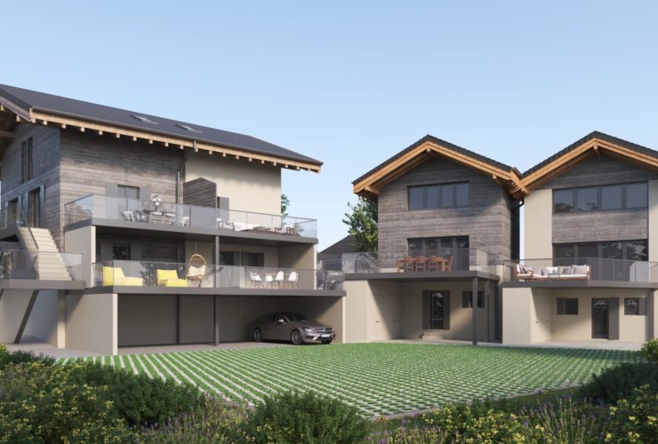 Villa im Bau 10 min von Sion entfernt