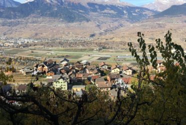 Villa im Bau 10 min von Sion entfernt