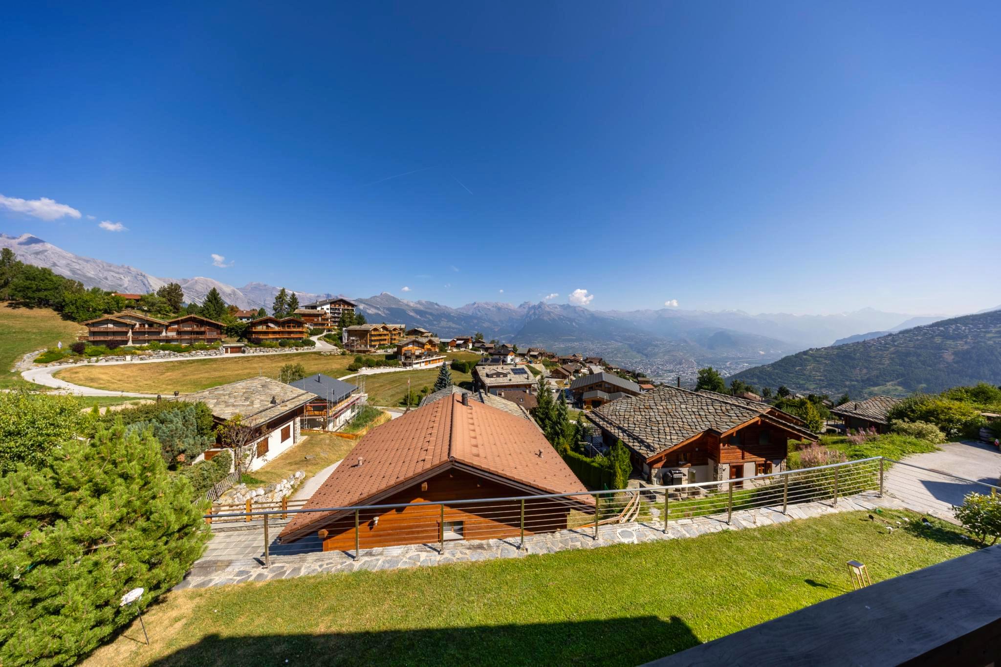 Chalet cosy avec vue panoramique