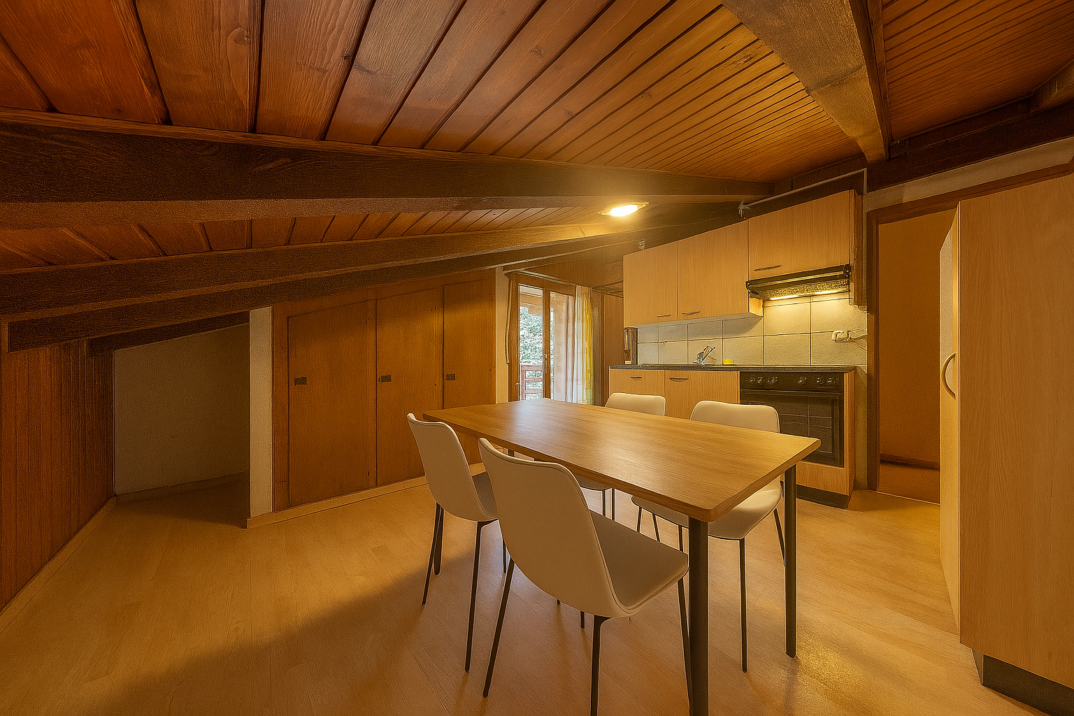 A charming 2.5-room walk-through flat in the centre of the resort