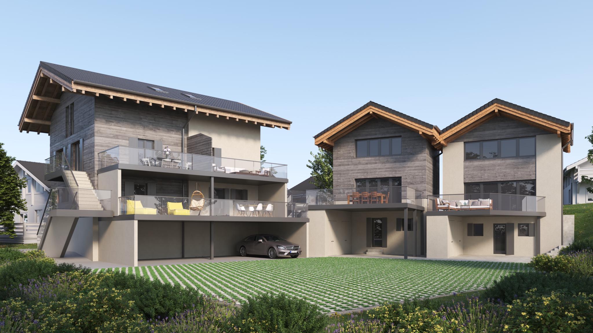 Appartement en construction à 10 minutes de Sion