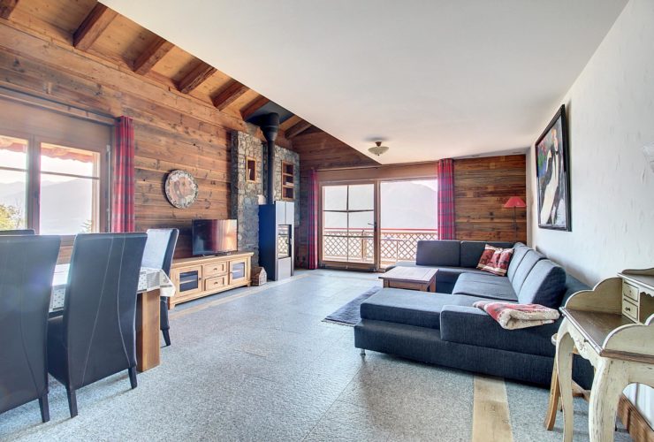 5.5-room duplex with balcony and panoramic views – Second home authorised