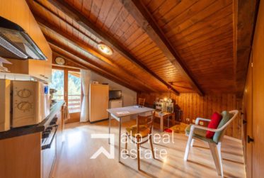 Transversing attic flat in the centre of the village