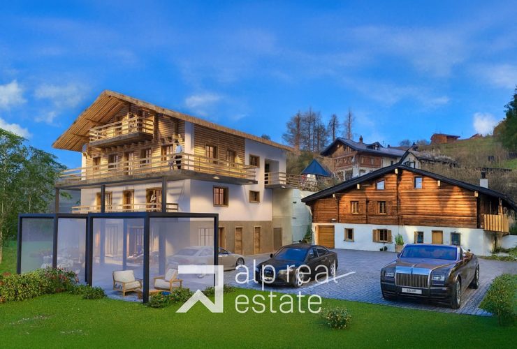 Charming new 2.5-room apartment with exceptional mountain views