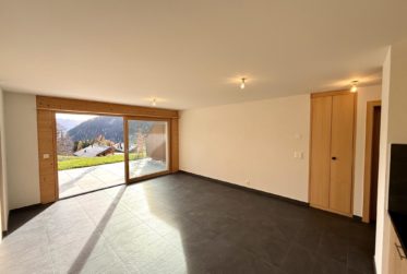 2.5 pièces neuf avec terrasse Sud et vue montagne