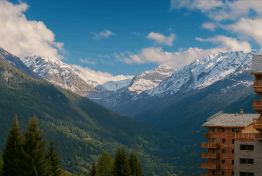 Ski-in/ski-out apartment in a hotel residence