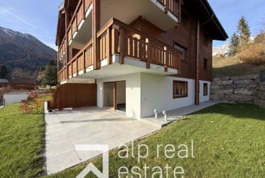 New 1-bedroom apartment with South-facing terrace and mountain views