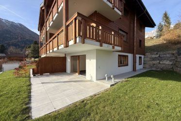 2.5 pièces neuf avec terrasse Sud et vue montagne