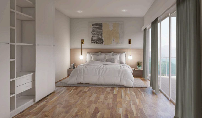 3.5 Rooms Flat, Custom built flat