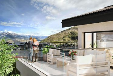 2,5 Zimmer in einem Neubau mit Terrasse