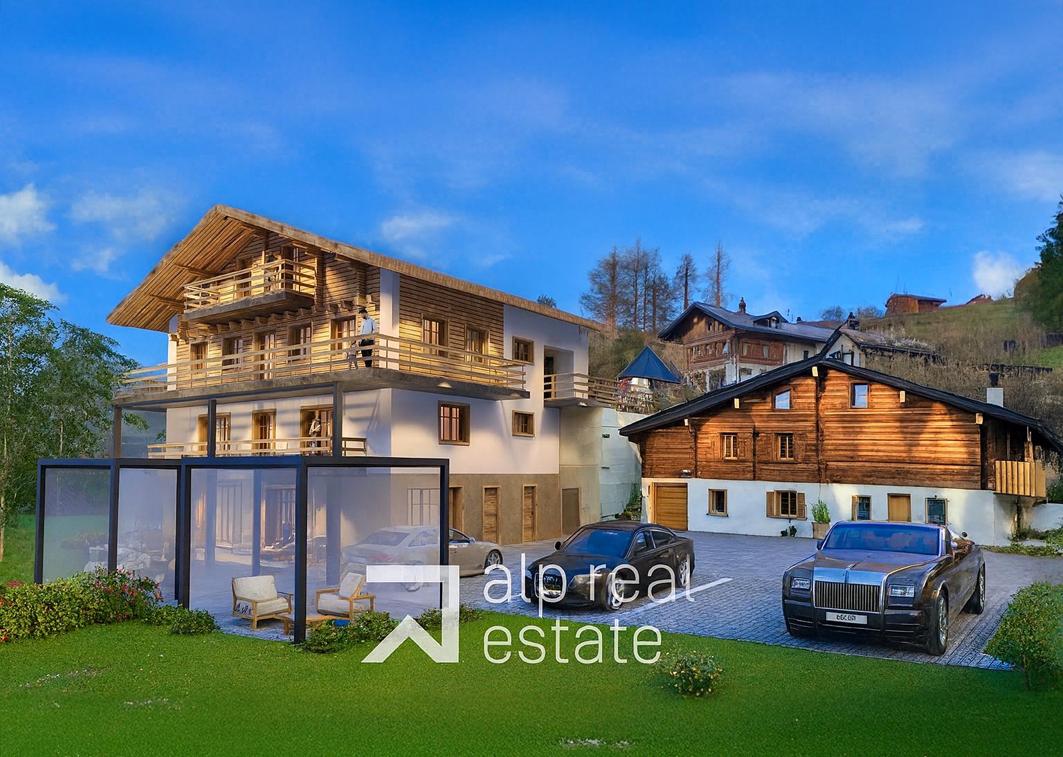 Charmante neue 2.5-Zimmer-Wohnung mit aussergewöhnlichem Bergblick