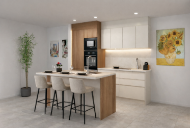 3.5p flat in new development opposite Sierre Golf Club