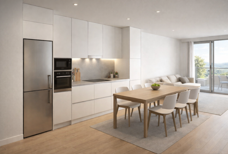 2.5p flat in new development opposite Sierre Golf Club