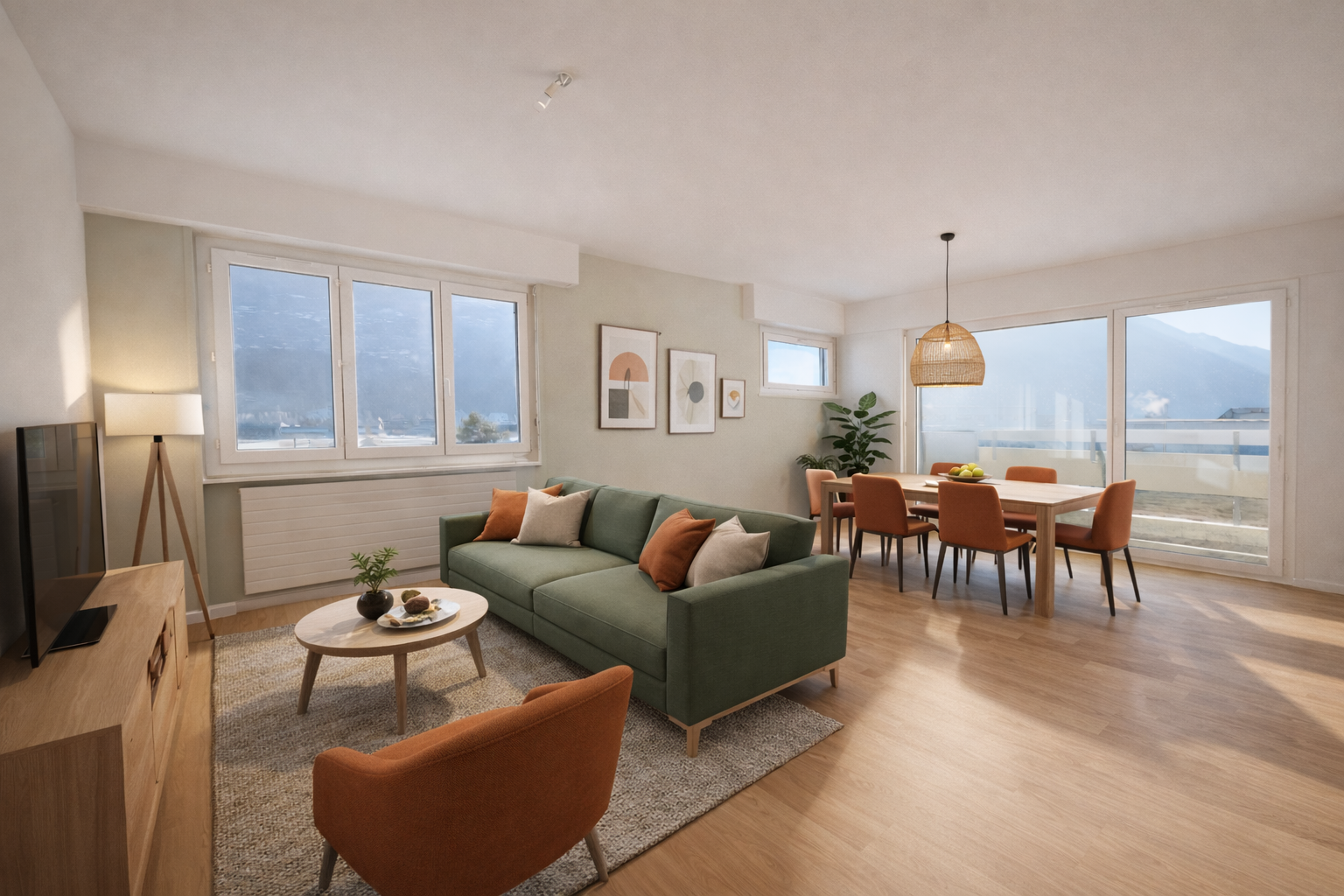 Angenehme 4,5-Zimmer-Wohnung mit Balkon