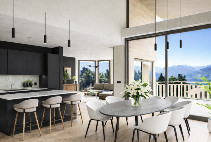 Chalet nach Plan mit atemberaubender Aussicht – Hauptwohnsitz