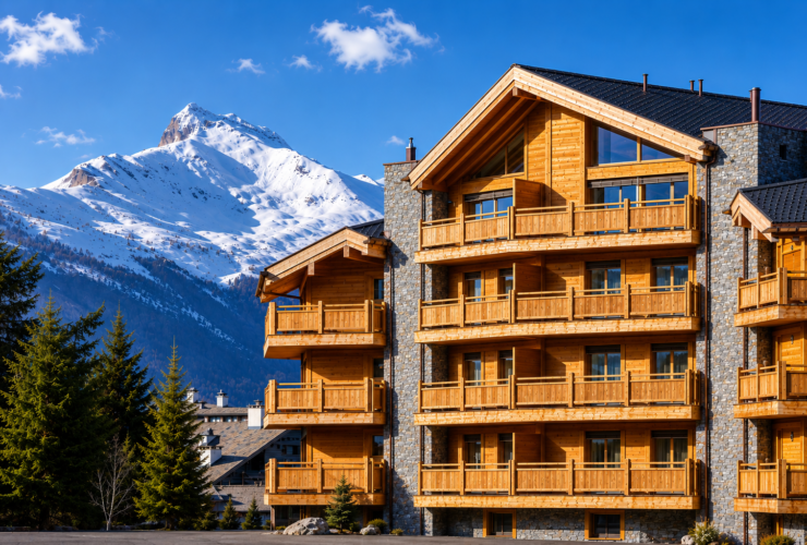 Appartement neuf en résidence secondaire au centre de la station