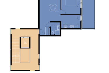 Magnificent new 2.5-room apartment with large balcony
