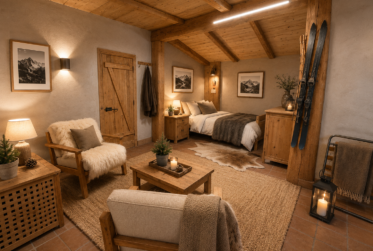 Großes Studio im Chalet-Stil im Zentrum