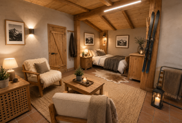 Großes Studio im Chalet-Stil im Zentrum