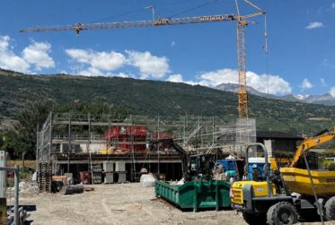 2.5p flat in new development opposite Sierre Golf Club