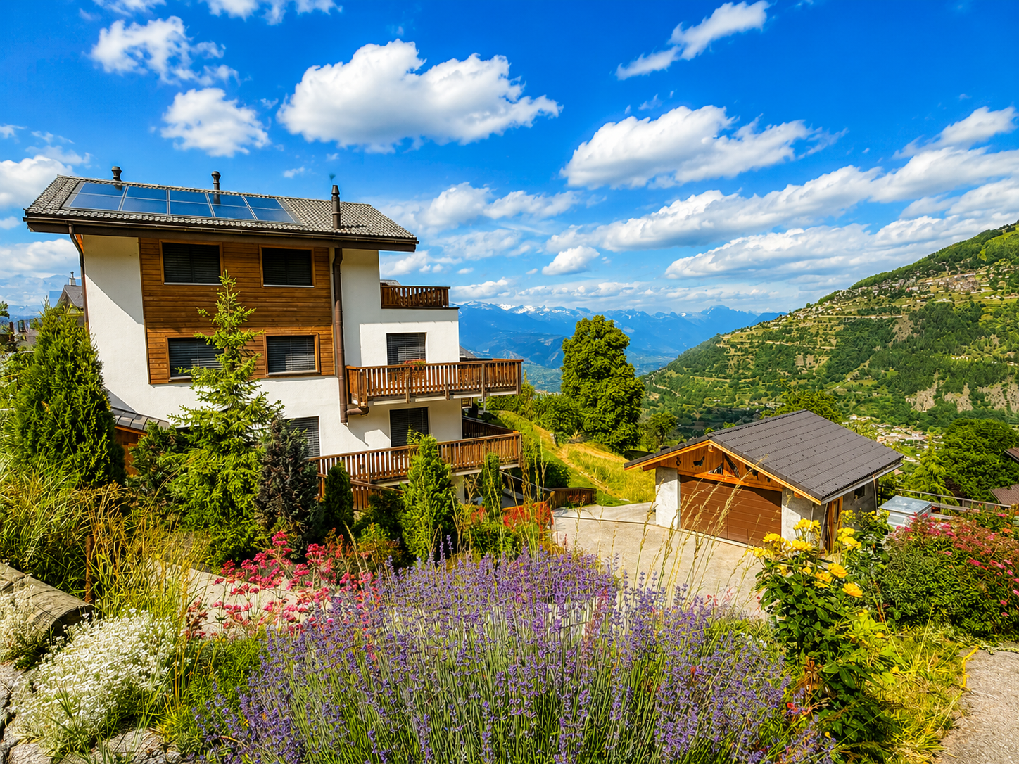 Wunderschönes Penthouse mit Terrasse und Panoramablick