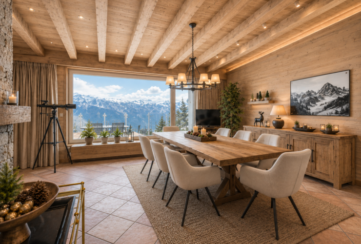 Attique d’exception avec vue époustouflante sur les Alpes