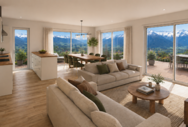 Stunning new apartment with panoramic views