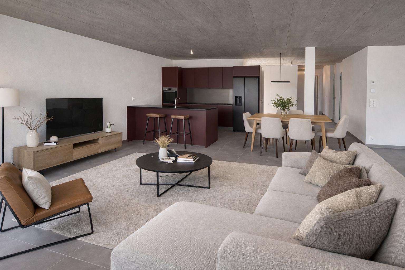 Magnifique attique de 4,5 pièces avec grand balcon