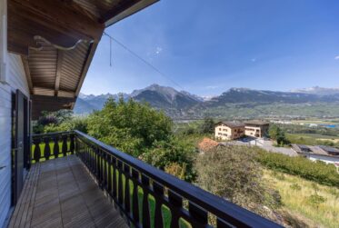Villa with wellness area surrounded by apricot fields